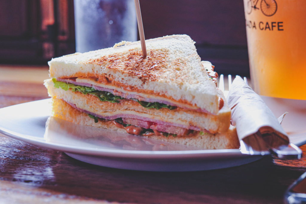 Veganistische Club sandwich